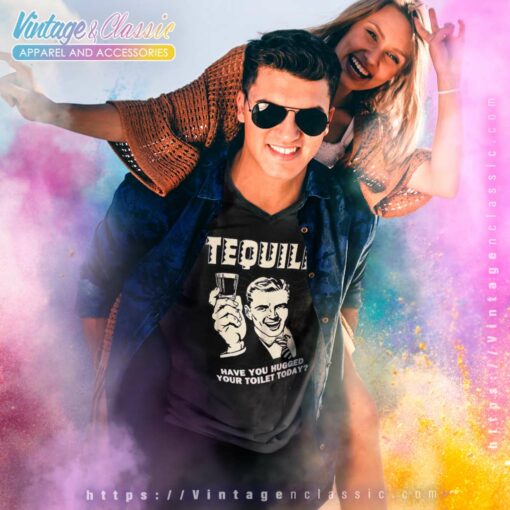 Retro Tequila Drunk Funny Shirt