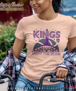 Sacramento Kings Light The Beam Hyper Local Women TShirt