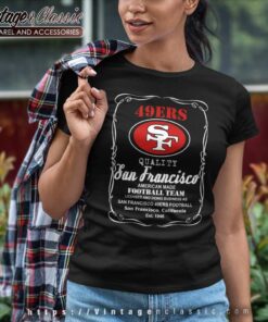 San Francisco 49ers Whiskey Shirt
