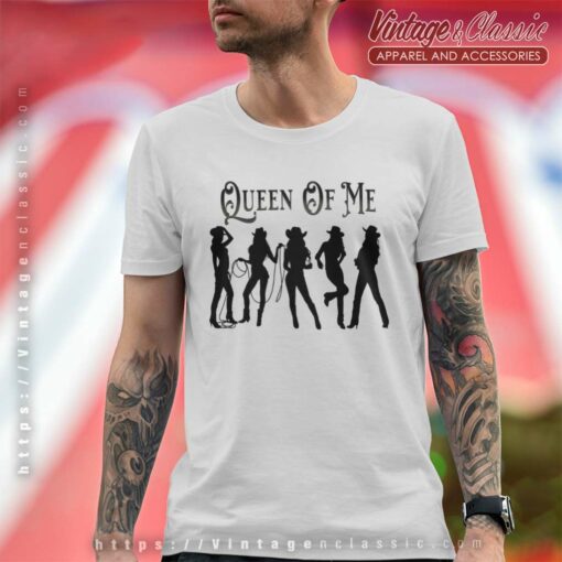 Shania Tour Cowgirl Shirt, Queen Of Me Spokane Arena Tshirt