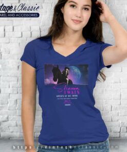 Shania Twain With Hailey Whitters Shirt Queen Of Me Tour 2023 Poster V Neck TShirt
