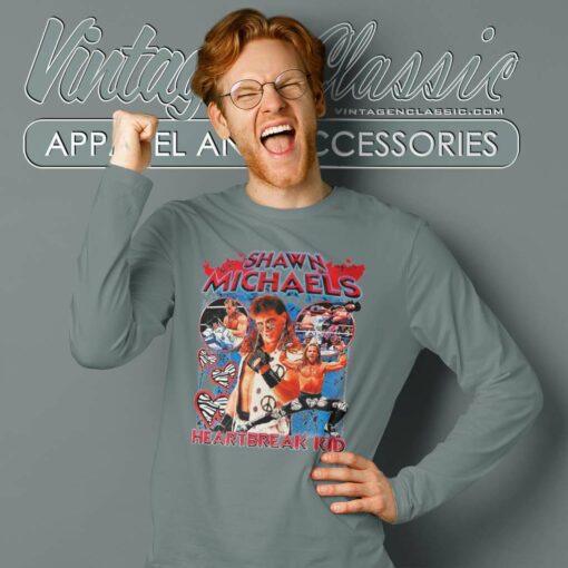 Shawn Michaels 90s Vintage Retro Shirt, Heartbreak Kid Wwf Tshirt