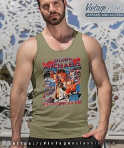 Shawn Michaels 90s Vintage Retro Shirt Heartbreak Kid Wwf Tank Top Racerback