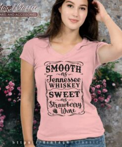 Smooth As Tennessee Whiskey V Neck TShirt