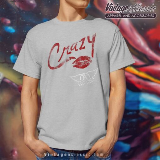 Song Crazy Aerosmith Shirt, Aerosmith Fan Gift Selection