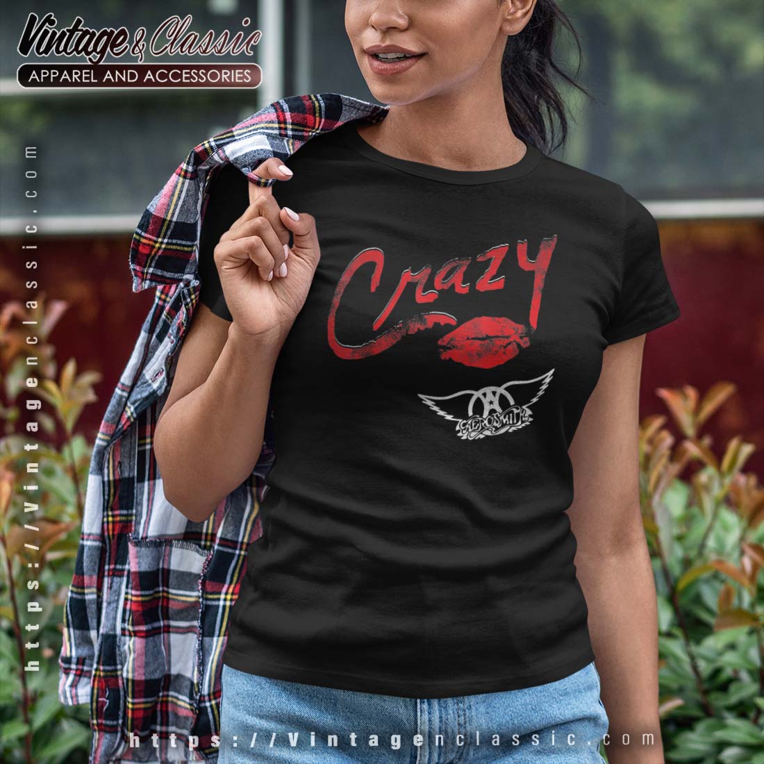  Aerosmith - Crazy T-Shirt : Clothing, Shoes & Jewelry