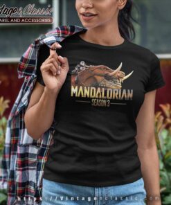 Star Wars The Mandalorian Season 3 Logo Women TShirt
