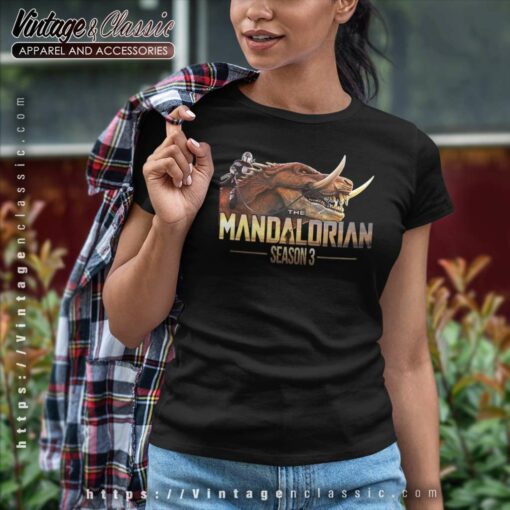 The Mandalorian Season 3 Logo, Star Wars Shirt
