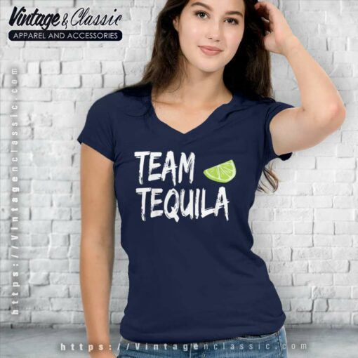 Team Tequila With Green Lime Shirt