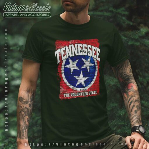 Tennessee Volunteer State Flag, Justin Pearson Johnson Shirt