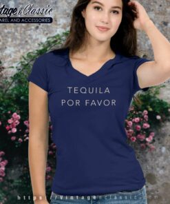 Tequila Por Favor V Neck TShirt