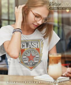 The Clash Est 1976 Shield Women TShirt