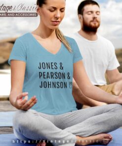 The Tennessee Three Jones Pearson Johnson Protest Black V Neck TShirt