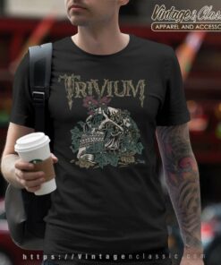 Trivium Skelly Flower T Shirt
