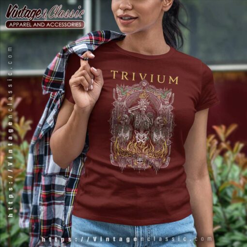 Trivium Skelly Frame Shirt