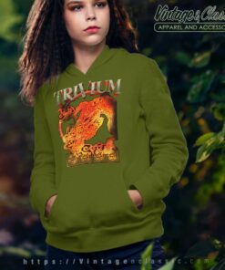 Trivium Spray Stencil Dragon Hoodie