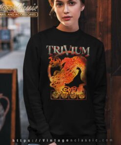 Trivium Spray Stencil Dragon Shirt