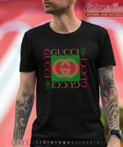 Vintage 1990s Bootleg Gucci Logo T Shirt