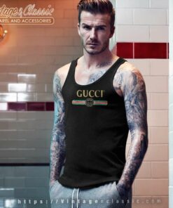 Vintage Classic Gucci Logo Tank Top Racerback