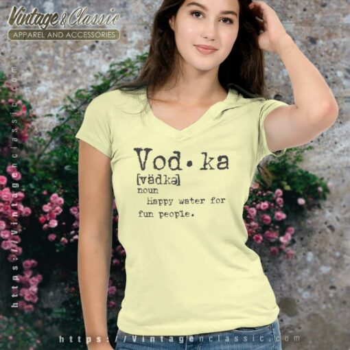 Vodka Definition Funny Shirt