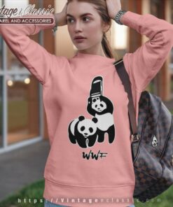 Wwf Panda Chair Shirt Wwf Panda Wrestling Sweatshirt