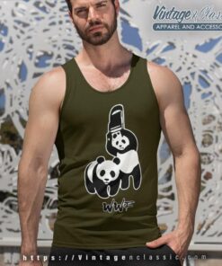 Wwf Panda Chair Shirt Wwf Panda Wrestling Tank Top Racerback