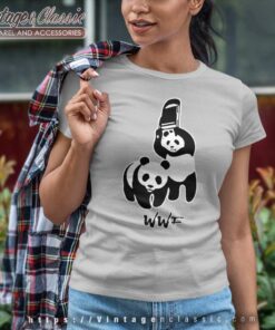 Wwf Panda Chair Shirt Wwf Panda Wrestling Women TShirt