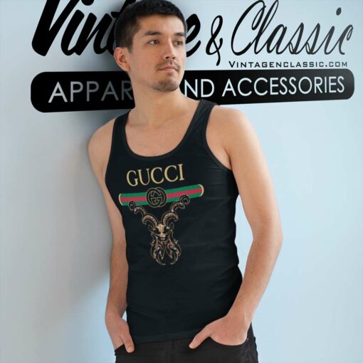 Luxury Zodiac Gucci, Zodiac Capricorn Gucci Logo Shirt