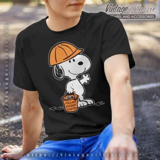 Snoopy Dollars Against Diabetes Shirt