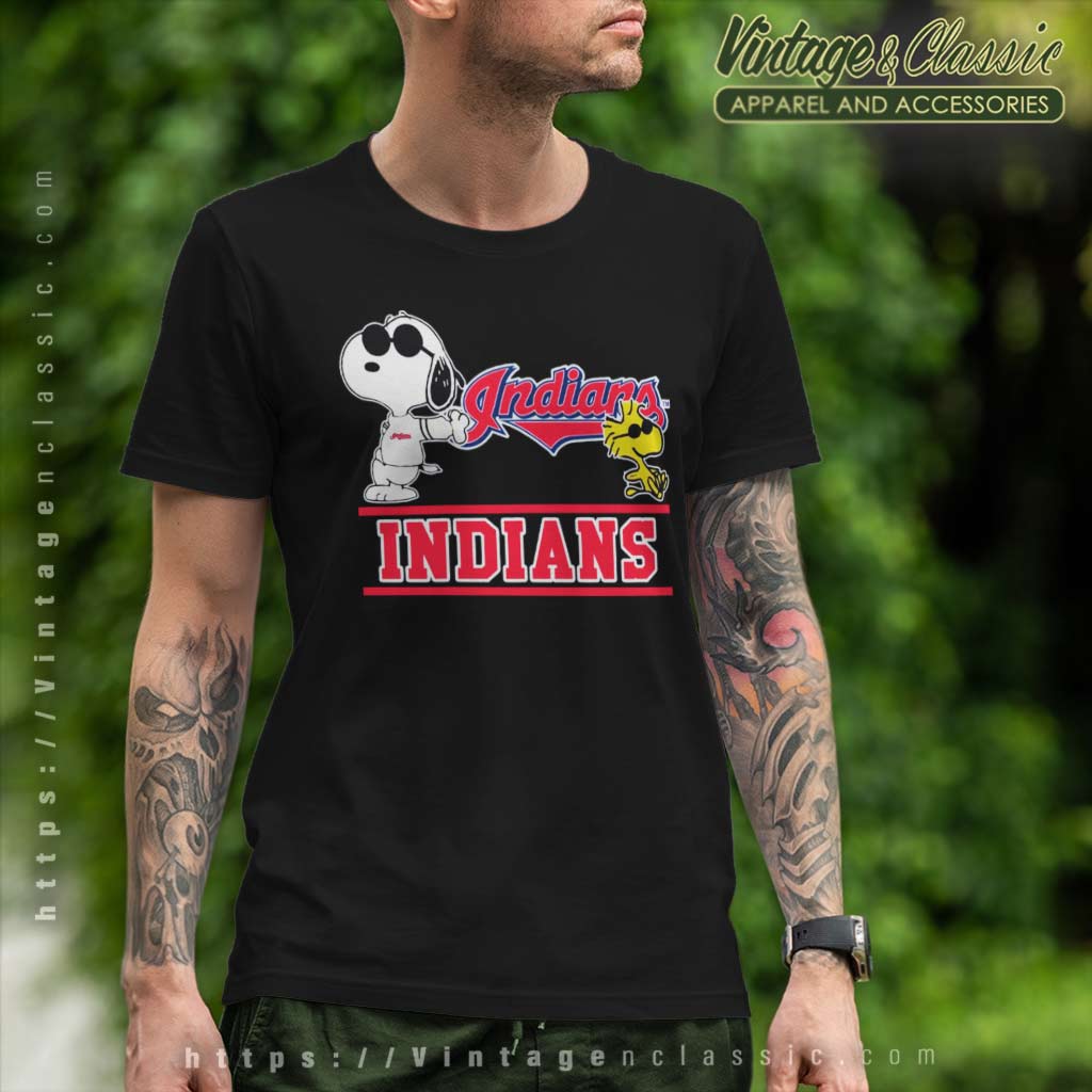 Snoopy Woodstock Cleveland Indians Shirt - High-Quality Printed Brand