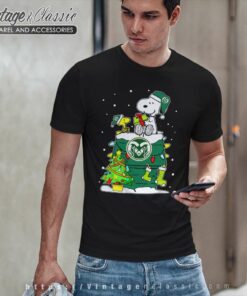Snoopy Woodstock Colorado State Rams Ugly Christmas T Shirt