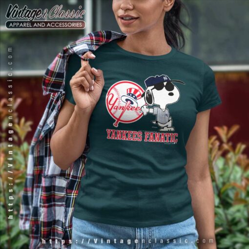 Snoopy Yankees Fanatic MLB Shirt