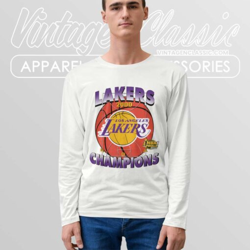 2000 Nba Finals Champions Lakers Shirt