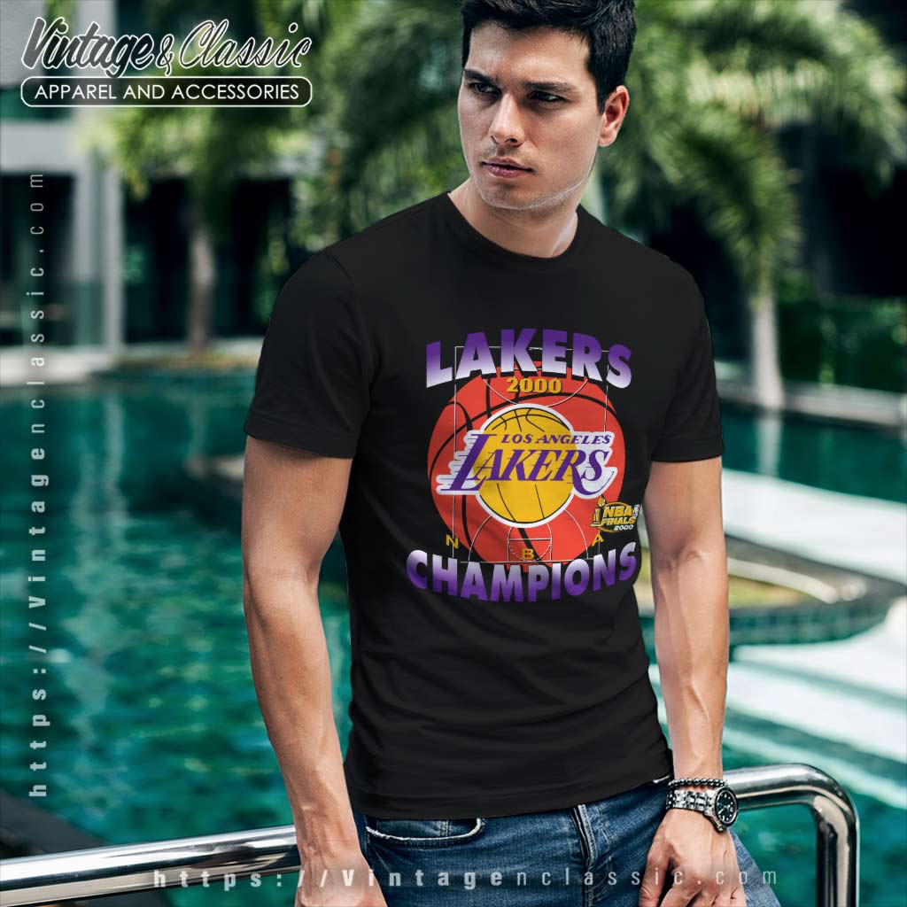 Vintage Los Angeles Lakers NBA Champions Shirt 2000 Basketball 