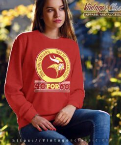 20th Anniversary 1969 Nfl Championships Vikings Sweatshirt