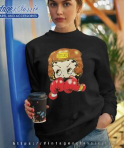 90s Betty Boop Boxing Sweatshirt