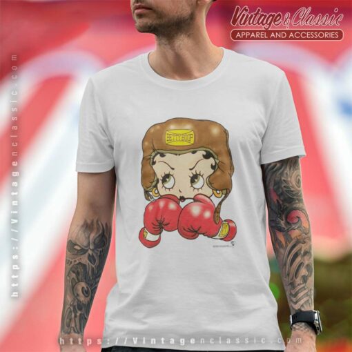 90s Betty Boop Boxing Shirt