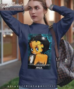 90s Betty Boop Got Milk Single Stitch Sweatshirt