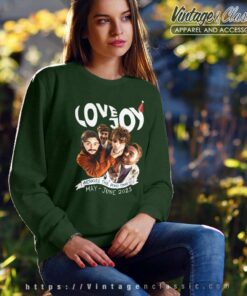 Across The Pond Tour 2023 Poster Shirt Lovejoy Concert Sweatshirt