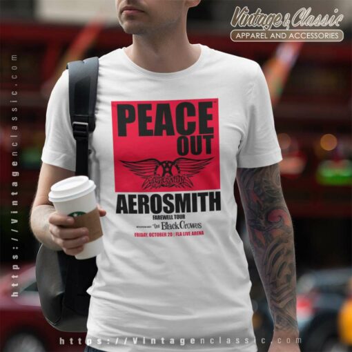 The Farewell Tour Shirt, Aerosmith Peace Out Tshirt
