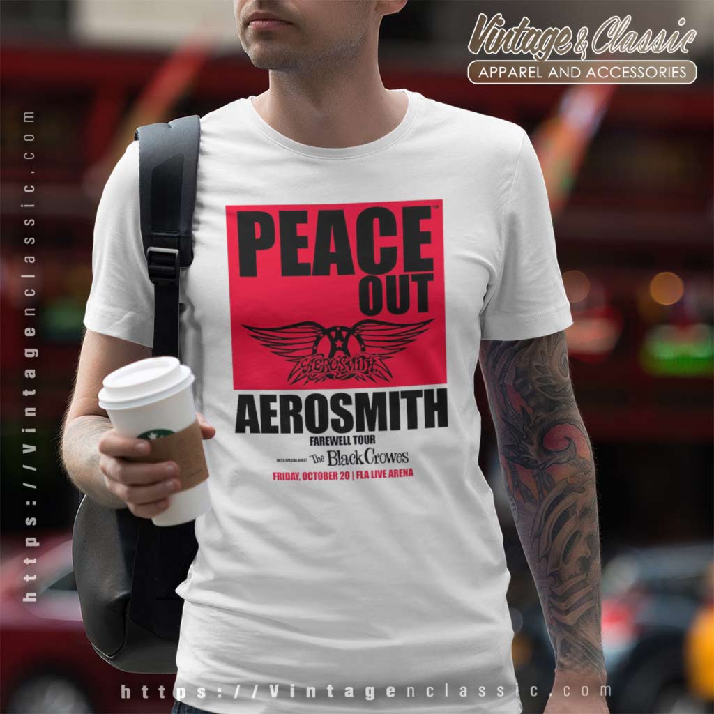 Aerosmith Farewell Tour 2023 Shirt Rock Band Concert Tour Shirt