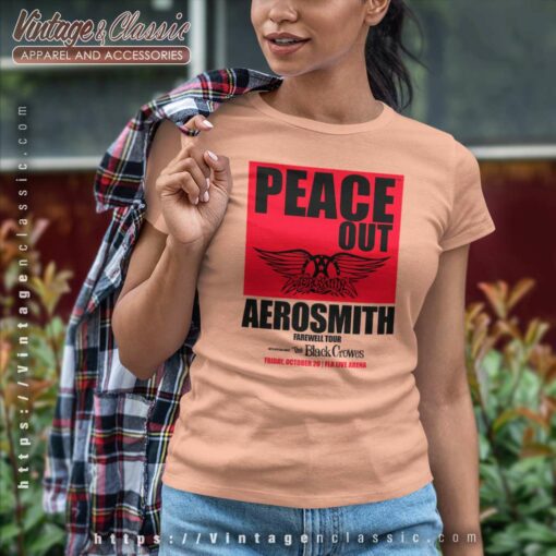 Aerosmith Peace Out The Farewell Tour Shirt