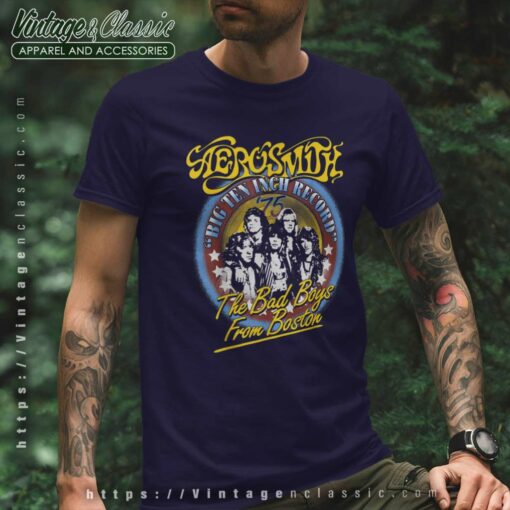 Album Bad Boys From Boston Aerosmith Shirt