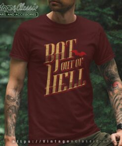 Album Bat Out Of Hell Lyric Meat Loaf Shirt