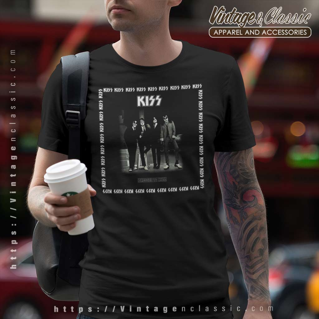 pianist kompleksitet stabil Album Dressed To Kill Kiss Shirt - High-Quality Printed Brand