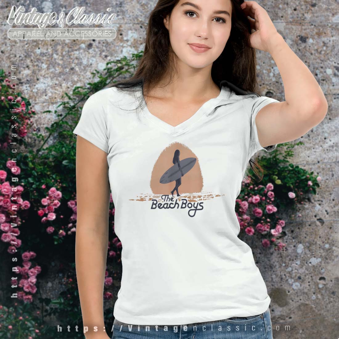 Album Surfer Girl Beach Boys Shirt - Vintagenclassic Tee