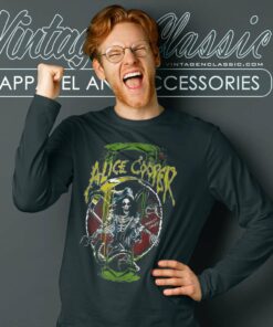 Alice Cooper Shirt Reaper Raise The Dead Variant Long Sleeve Tee 1