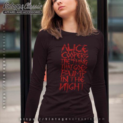 Alice Cooper Shirt The Thing That Goes Bump In The Night