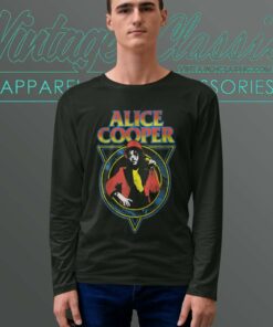 Alice Cooper Snake Skin Shirt Long Sleeve Tee