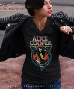 Alice Cooper Snake Skin Shirt V Neck TShirt
